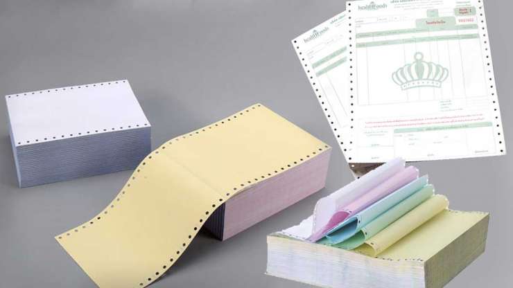 Computer Paper Invoice Box Printing