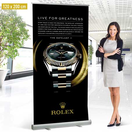 120cm x 200cm Roll up Banner