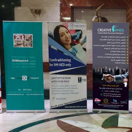 High Quality Roll up Stands Printing