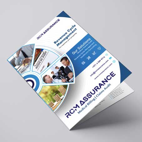 Bi-folded flyer printing in dubai