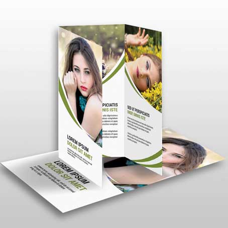 Three Folded Flyer Printing